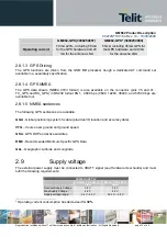 Предварительный просмотр 15 страницы Telit Wireless Solutions GM862 Series Product Description