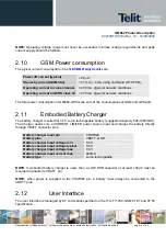 Предварительный просмотр 16 страницы Telit Wireless Solutions GM862 Series Product Description