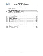 Preview for 3 page of Telit Wireless Solutions GM862GPS Series Technical Manual