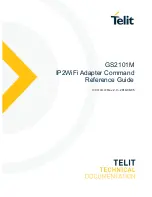 Preview for 1 page of Telit Wireless Solutions GS2101M Series Command Reference Manual