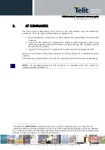 Предварительный просмотр 10 страницы Telit Wireless Solutions HE863 Series At Commands Reference Manual