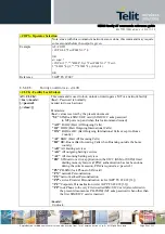 Предварительный просмотр 56 страницы Telit Wireless Solutions HE863 Series At Commands Reference Manual