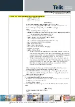 Предварительный просмотр 115 страницы Telit Wireless Solutions HE863 Series At Commands Reference Manual