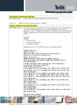 Предварительный просмотр 165 страницы Telit Wireless Solutions HE863 Series At Commands Reference Manual