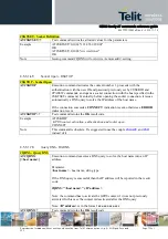 Предварительный просмотр 192 страницы Telit Wireless Solutions HE863 Series At Commands Reference Manual