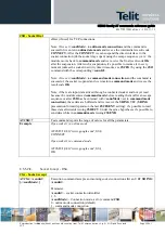 Предварительный просмотр 208 страницы Telit Wireless Solutions HE863 Series At Commands Reference Manual