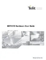 Telit Wireless Solutions HE910-EU V2 Hardware User'S Manual предпросмотр