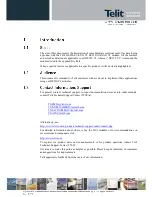 Preview for 9 page of Telit Wireless Solutions HE910-EU V2 Hardware User'S Manual