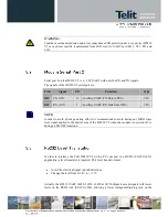 Предварительный просмотр 47 страницы Telit Wireless Solutions HE910-EU V2 Hardware User'S Manual