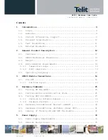 Предварительный просмотр 5 страницы Telit Wireless Solutions HE920-EU Hardware User'S Manual