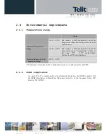 Preview for 14 page of Telit Wireless Solutions HE920-EU Hardware User'S Manual