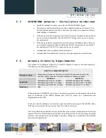 Предварительный просмотр 44 страницы Telit Wireless Solutions HE920-EU Hardware User'S Manual