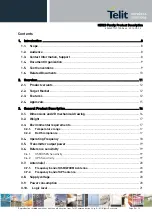 Preview for 5 page of Telit Wireless Solutions HE920 Series Product Description