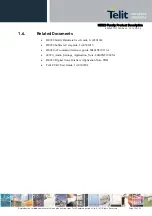 Preview for 10 page of Telit Wireless Solutions HE920 Series Product Description