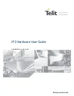 Preview for 1 page of Telit Wireless Solutions JF2 Hardware User'S Manual