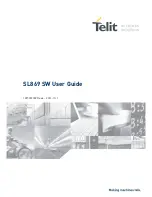 Telit Wireless Solutions Jupiter SL869 User Manual предпросмотр