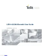 Preview for 1 page of Telit Wireless Solutions LE50-868 User Manual