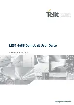 Preview for 1 page of Telit Wireless Solutions LE51-868S DemoUnit User Manual