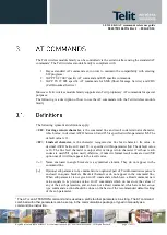 Preview for 13 page of Telit Wireless Solutions LE910-SKG At Commands Reference Manual