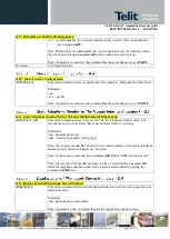 Preview for 41 page of Telit Wireless Solutions LE910-SKG At Commands Reference Manual