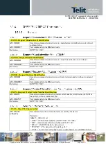 Preview for 60 page of Telit Wireless Solutions LE910-SKG At Commands Reference Manual