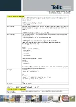 Preview for 66 page of Telit Wireless Solutions LE910-SKG At Commands Reference Manual