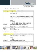 Preview for 97 page of Telit Wireless Solutions LE910-SKG At Commands Reference Manual