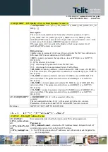 Preview for 110 page of Telit Wireless Solutions LE910-SKG At Commands Reference Manual