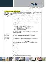 Preview for 126 page of Telit Wireless Solutions LE910-SKG At Commands Reference Manual