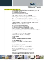 Preview for 185 page of Telit Wireless Solutions LE910-SKG At Commands Reference Manual