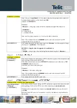 Preview for 202 page of Telit Wireless Solutions LE910-SKG At Commands Reference Manual