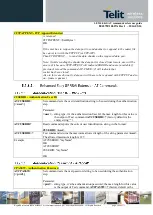 Preview for 209 page of Telit Wireless Solutions LE910-SKG At Commands Reference Manual