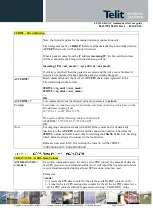 Preview for 221 page of Telit Wireless Solutions LE910-SKG At Commands Reference Manual