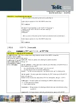 Preview for 232 page of Telit Wireless Solutions LE910-SKG At Commands Reference Manual