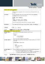 Preview for 249 page of Telit Wireless Solutions LE910-SKG At Commands Reference Manual