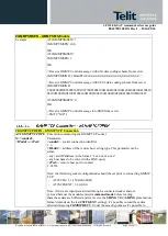 Preview for 266 page of Telit Wireless Solutions LE910-SKG At Commands Reference Manual