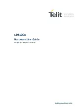 Preview for 1 page of Telit Wireless Solutions LE910Cx Hardware User'S Manual