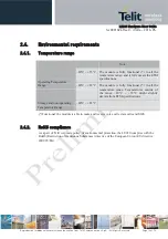 Preview for 14 page of Telit Wireless Solutions LE920 Hardware User'S Manual