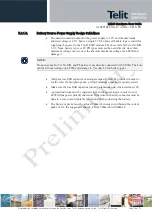 Preview for 38 page of Telit Wireless Solutions LE920 Hardware User'S Manual