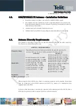 Preview for 44 page of Telit Wireless Solutions LE920 Hardware User'S Manual