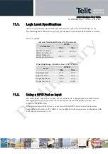 Preview for 57 page of Telit Wireless Solutions LE920 Hardware User'S Manual