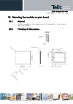 Preview for 62 page of Telit Wireless Solutions LE920 Hardware User'S Manual