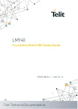 Telit Wireless Solutions LM940 1.0 Design Manual preview