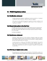 Preview for 84 page of Telit Wireless Solutions LN930 User Manual