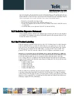 Preview for 85 page of Telit Wireless Solutions LN930 User Manual