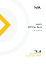 Telit Wireless Solutions LN960 Hw User Manual preview