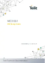 Telit Wireless Solutions ME310G1 Hw Design Manual предпросмотр