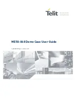 Telit Wireless Solutions ME50-868 User Manual предпросмотр