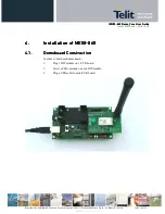 Предварительный просмотр 12 страницы Telit Wireless Solutions ME50-868 User Manual