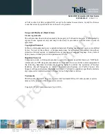 Preview for 4 page of Telit Wireless Solutions SL869-3DR User Manual